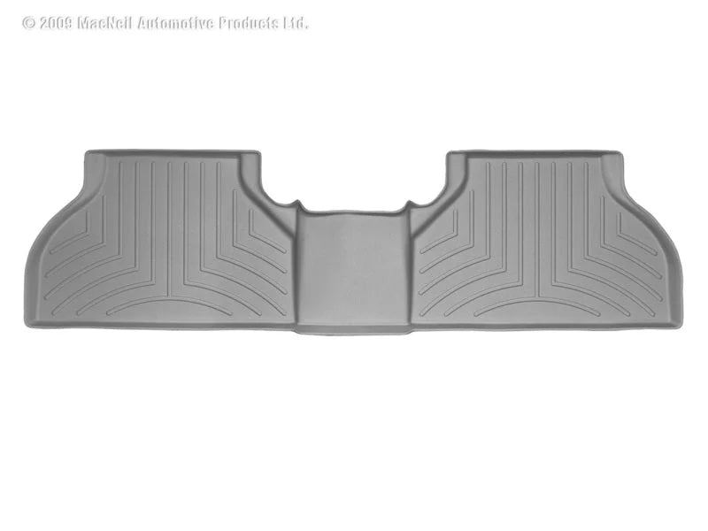 WeatherTech 2016+ Toyota Tacoma Double Cab Rear FloorLiner - Grey - Side View