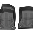 Load image into Gallery viewer, WeatherTech 2017+ Audi A4 Sedan Front FloorLiners - Black - Main Product View