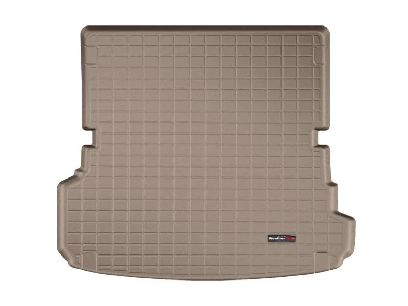 WeatherTech 2017+ Audi Q7 (Behind Second Row) Cargo Liner - Tan - Side View