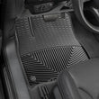 Load image into Gallery viewer, WeatherTech 2017+ Audi Q7 Front Rubber Mats - Black - Back View