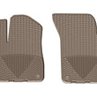 Load image into Gallery viewer, WeatherTech 2017+ Audi Q7 Front Rubber Mats - Tan - Main Product View