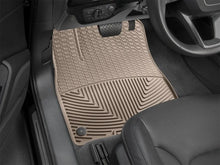 Load image into Gallery viewer, WeatherTech 2017+ Audi Q7 Front Rubber Mats - Tan - Side View