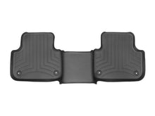 Load image into Gallery viewer, WeatherTech 2017+ Audi Q7 Rear FloorLiner - Black - Back View