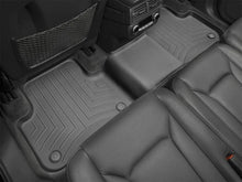 Load image into Gallery viewer, WeatherTech 2017+ Audi Q7 Rear FloorLiner - Black - Additional View 5