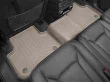 Load image into Gallery viewer, WeatherTech 2017+ Audi Q7 Rear FloorLiner - Tan - Installation View