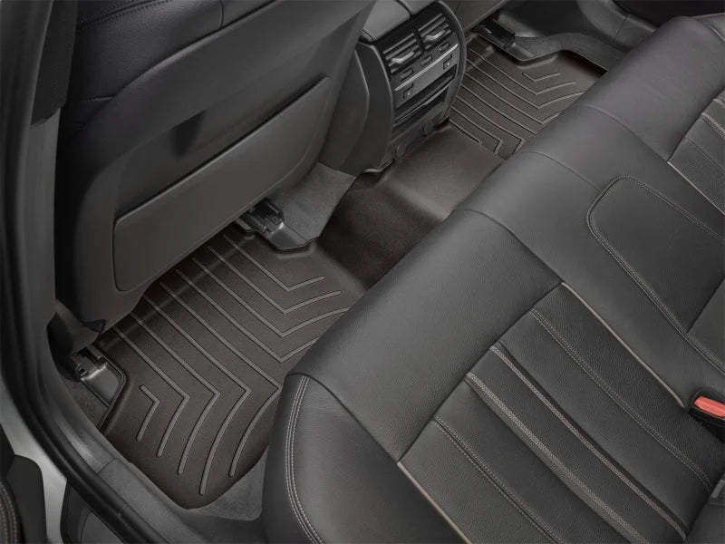WeatherTech 2017+ BMW 5 Series Rear FloorLiner - Cocoa (X-Drive Only) - Side View