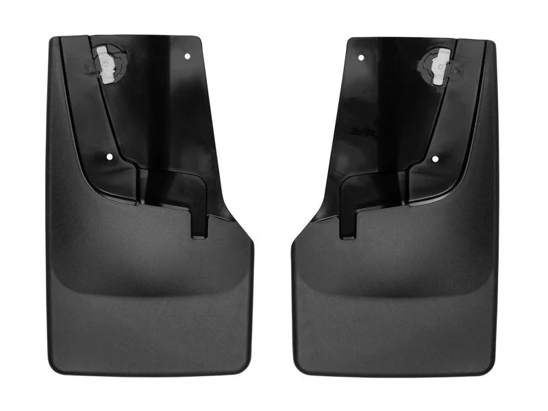 WeatherTech 2017+ Chevrolet Colorado No Drill Mudflaps - Black (ZR2 Model Only) - Main Product View