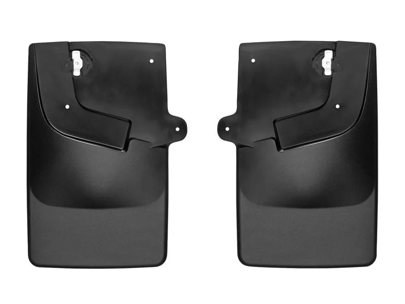WeatherTech 2017+ Chevrolet Colorado No Drill Mudflaps - Black (ZR2 Model Only) - Main Product View