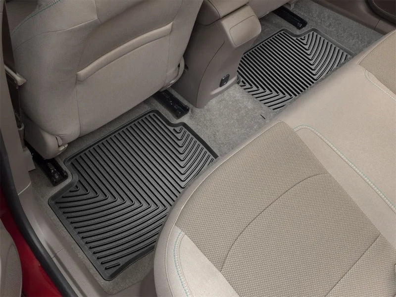 WeatherTech 2017+ Chevrolet Cruze Rear Rubber Mats - Black - Side View