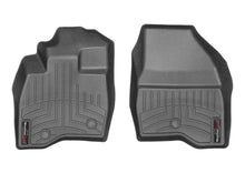Load image into Gallery viewer, WeatherTech 2017 Ford Explorer Front FloorLiner - Black - Main Product View