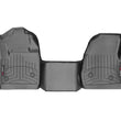 Load image into Gallery viewer, WeatherTech 2017+ Ford F-250/350/450/550 Front FloorLiner (Vinyl Floor/Regular Cab/Bench Seat) - Bk - Main Product View