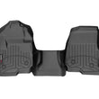 Load image into Gallery viewer, WeatherTech 2017+ Ford F-250/350/450/550 Front FloorLiner (Vinyl Floor/Regular Cab/Bucket Seat) - Bk - Main Product View