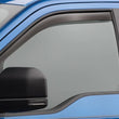 Load image into Gallery viewer, WeatherTech 2017+ Ford F-250/F-350/F-450/F-550 Front Side Window Deflectors - Dark Smoke - Side View
