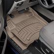 Load image into Gallery viewer, WeatherTech 2017+ Ford F-250/F-350/F-450/F-550 SuperCab/SuperCrew Front FloorLiner HP - Tan - Additional View 5