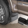Load image into Gallery viewer, WeatherTech 2017+ Ford F250/350/450/550(Fits W/OEM Fender Flares/Lip ONLY) No Drill Mudflaps FRONT - Back View
