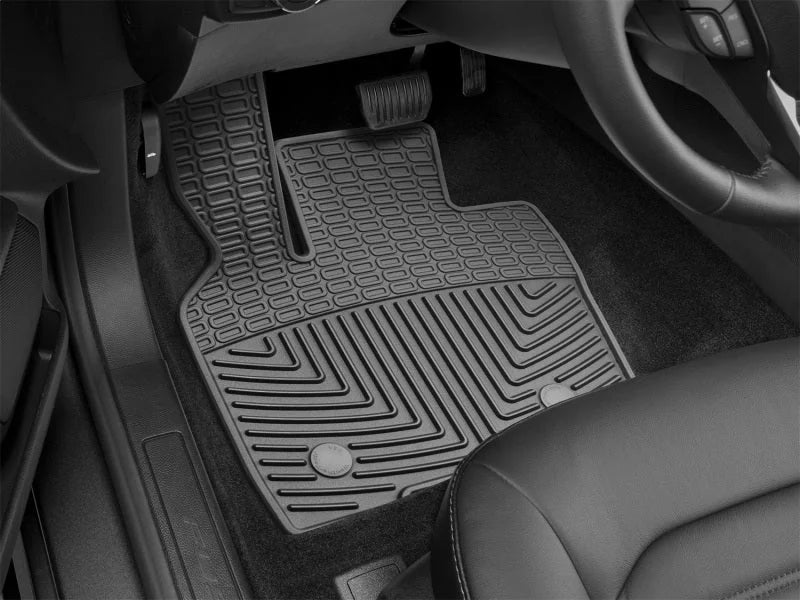 WeatherTech 2017+ Ford Fusion Front Rubber Mats - Black - Side View