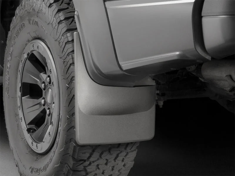 WeatherTech 2017+ Ford Raptor No Drill Mudflaps - Black - Side View