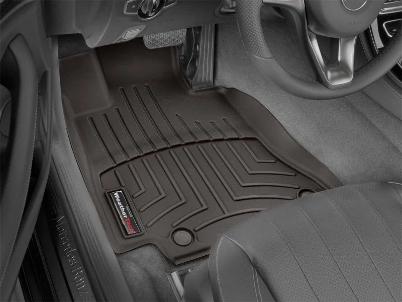 WeatherTech 2017 Ford Super Duty (Super Cab / Crew Cab) Front FloorLiners - Cocoa - Main Product View