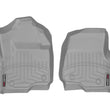 Load image into Gallery viewer, WeatherTech 2017 Ford Super Duty (Super Cab / Crew Cab) Front FloorLiners - Grey - Main Product View