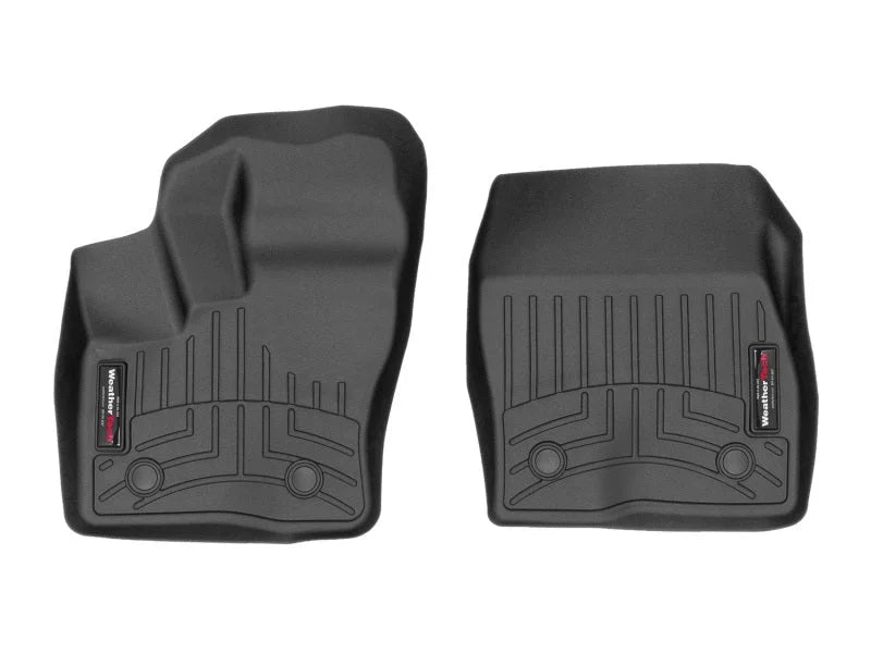 WeatherTech 2017+ Ford Transit Connect Vinyl Front FloorLiner - Black (Fits Wagons and Cargo Van) - Main Product View
