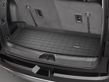 Load image into Gallery viewer, WeatherTech 2017+ GMC Acadia / Acacia Denali Cargo Liner - Black - Back View