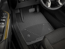 Load image into Gallery viewer, WeatherTech 2017+ GMC Acadia/Acadia Denali Front Rubber Mats - Black - Side View