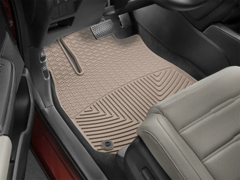 WeatherTech 2017+ Honda CR-V Front Rubber Mats - Tan - Side View