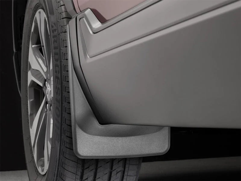 WeatherTech 2017+ Honda CR-V No Drill Mudflaps - Black (Front Pair) - Side View