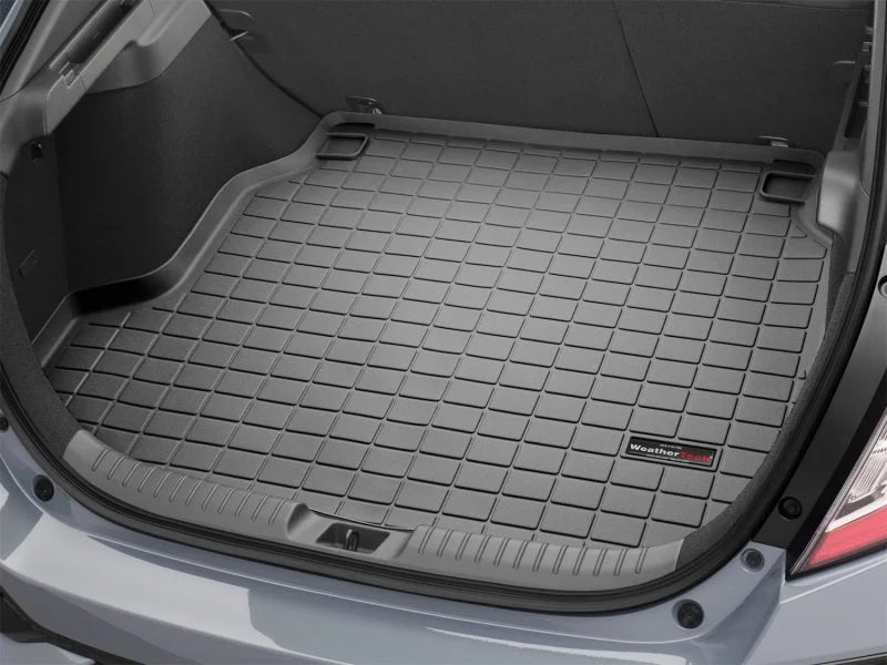 WeatherTech 2017+ Honda Civic Hatchback (Sport Trim Only) Cargo Liner - Black - Back View