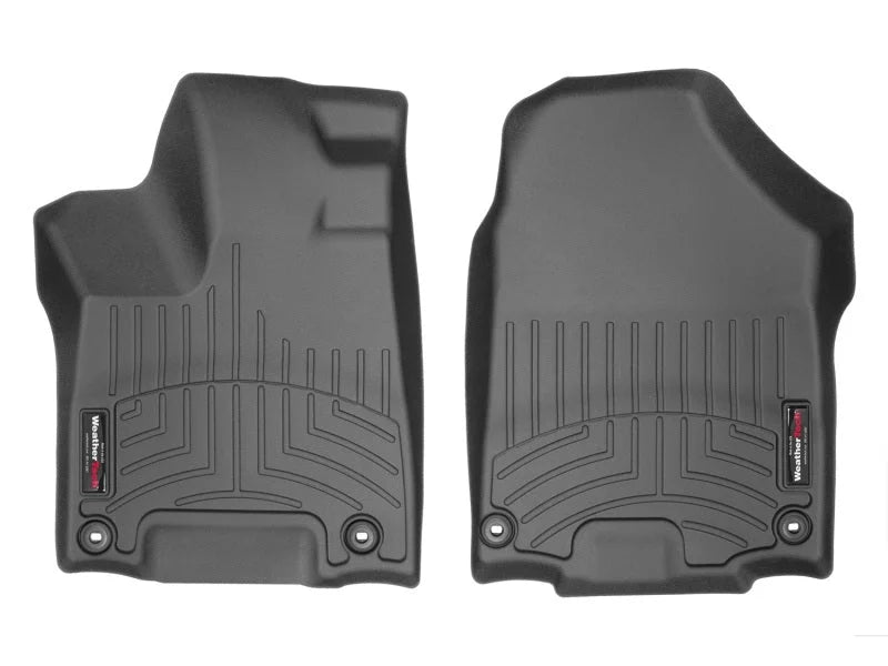 WeatherTech 2017+ Honda Ridgeline Front FloorLiner - Black - Main Product View