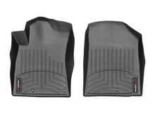 Load image into Gallery viewer, WeatherTech 2017+ Hyundai Ioniq Front FloorLiner - Black (Hybrid and Electric Models) - Main Product View