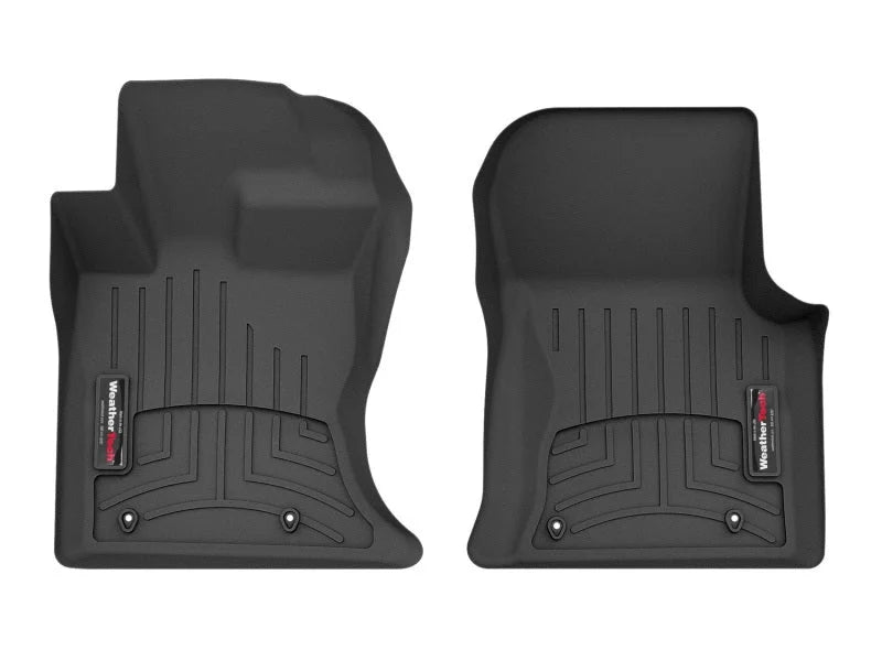 WeatherTech 2017 Jaguar F-Pace Front FloorLiner - Black - Side View