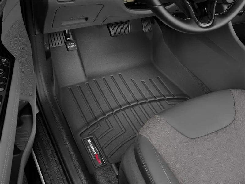 WeatherTech 2017+ Kia Niro Front FloorLiner - Black - Side View