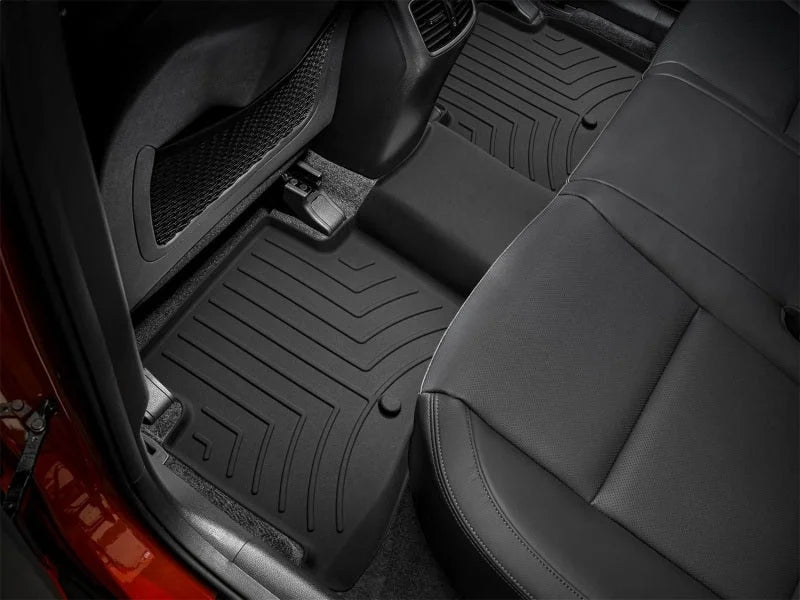WeatherTech 2017+ Kia Sportage Rear FloorLiner HP - Black - Side View