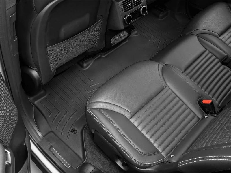 WeatherTech 2017+ Land Rover Discovery Rear FloorLiner - Black - Back View
