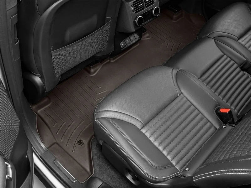 WeatherTech 2017+ Land Rover Discovery Rear FloorLiner - Cocoa - Back View