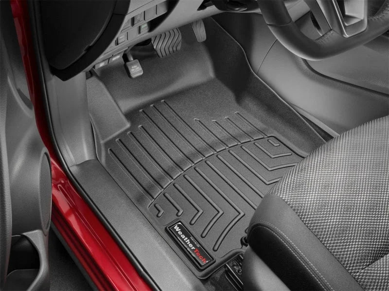 WeatherTech 2017+ Nissan Rouge Sport Front FloorLiner - Black - Side View