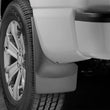 Load image into Gallery viewer, WeatherTech 2017+ Nissan Titan No Drill Mudflaps - Black (No Fender Flares/Lip Molding) - Side View