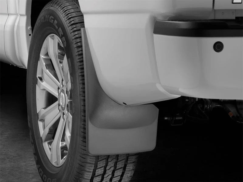 WeatherTech 2017+ Nissan Titan No Drill Mudflaps - Black (No Fender Flares/Lip Molding) - Side View