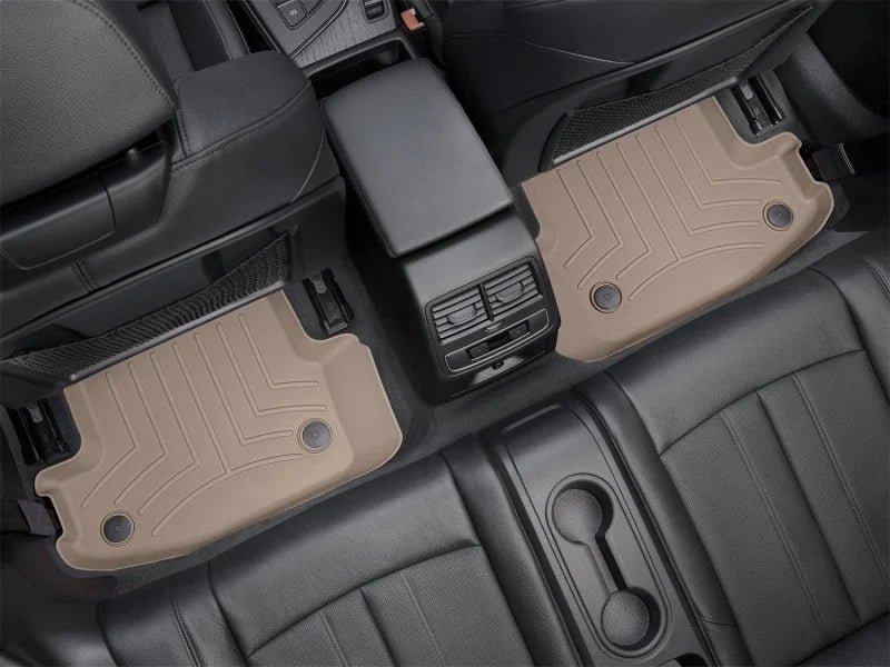 WeatherTech 2018+ Audi A5/S5 Rear FloorLiner - Tan (Cabriolet) - Back View