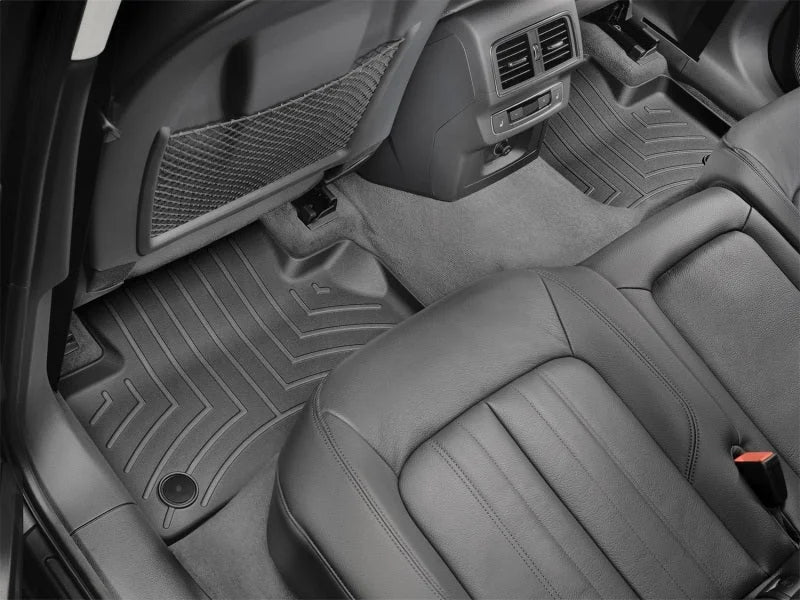 WeatherTech 2018+ Audi Q5/SQ5 Rear FloorLiner - Black - Side View