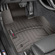 Load image into Gallery viewer, WeatherTech 2018 BMW 6-Series Gran Turismo Front FloorLiner - Cocoa - Back View