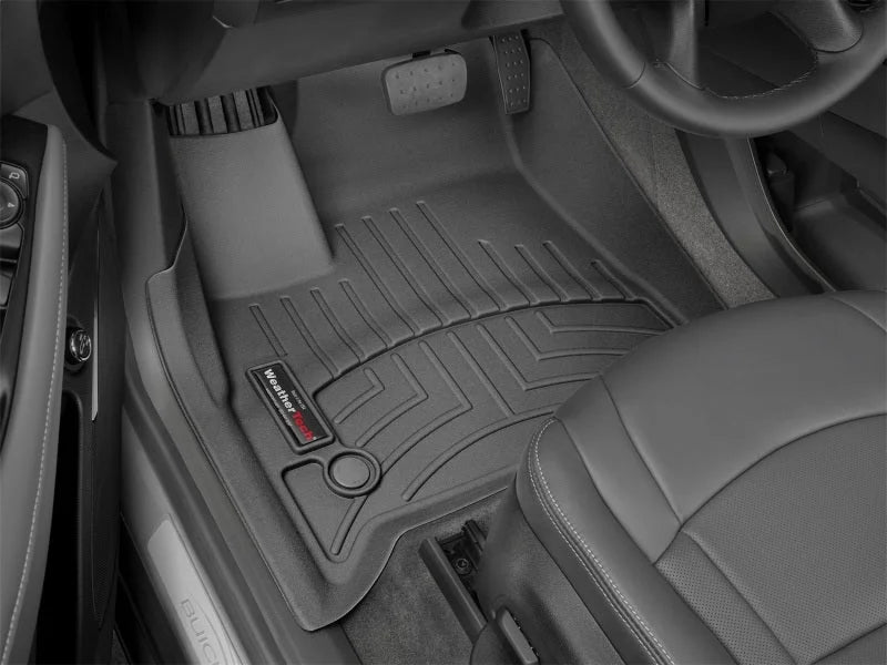 WeatherTech 2018+ Buick Enclave Front FloorLiner - Black - Side View