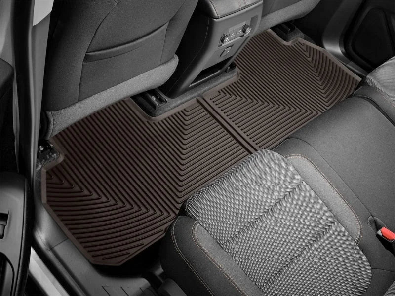 WeatherTech 2018+ Buick Enclave Rear Rubber Mats - Cocoa - Side View
