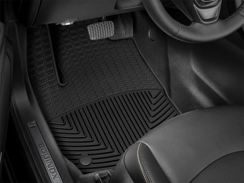 WeatherTech 2018+ Chevrolet Equinox Front Rubber Mats - Black - Side View