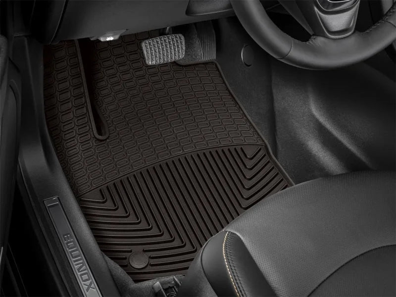WeatherTech 2018+ Chevrolet Equinox Front Rubber Mats - Cocoa - Side View