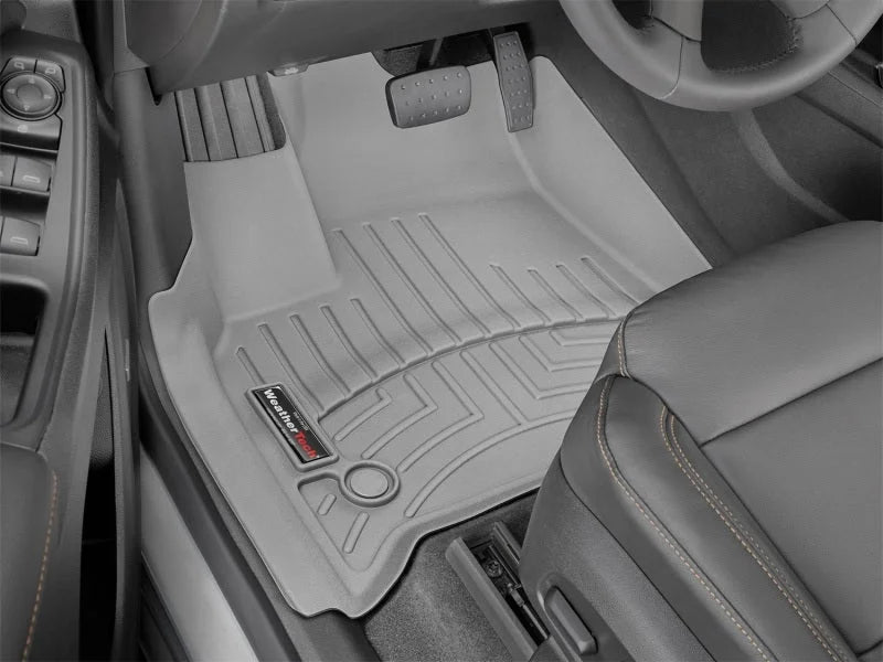 WeatherTech 2018+ Chevrolet Traverse Front FloorLiner - Grey - Side View