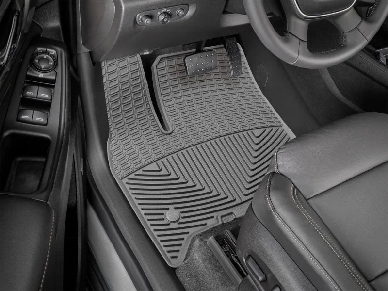 WeatherTech 2018+ Chevrolet Traverse Front Rubber Mats - Grey - Side View