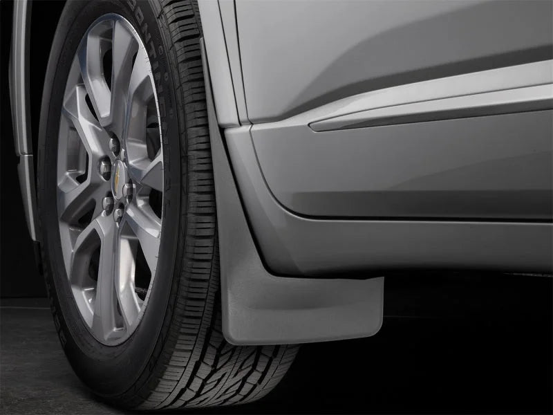 WeatherTech 2018+ Chevrolet Traverse No Drill Mudflaps - Black - Side View