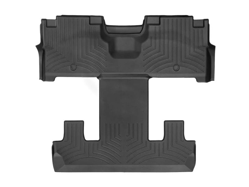 WeatherTech 2018+ Ford Expedition 2nd Row Bucket Seats Rear FloorLiner - Black - Main Product View